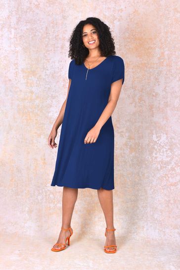 Blue t shop shirt dress