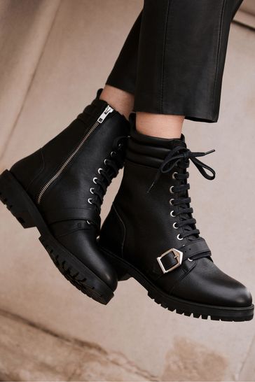 Mint velvet biker boots best sale