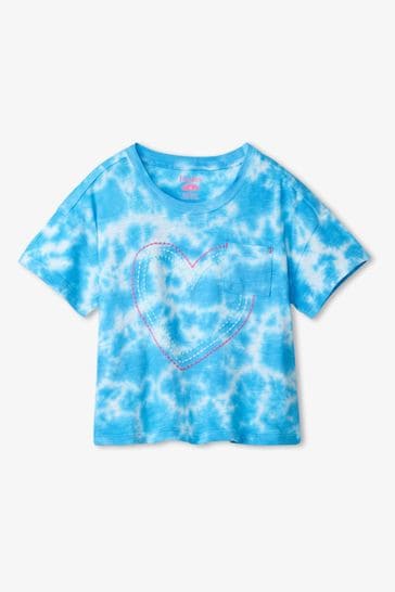 Hatley Blue Sky Tie-Dye Front Pocket T-Shirt