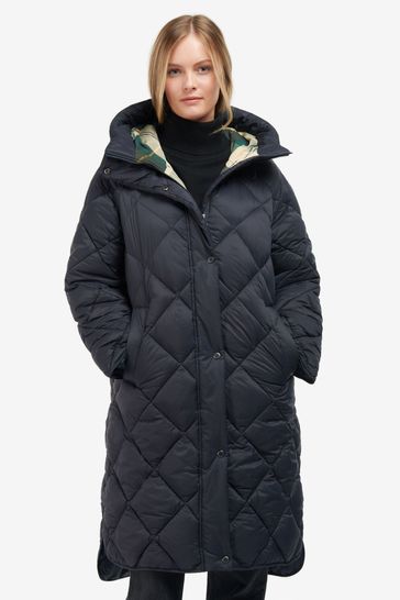Buy Barbour® Navy Blue Re Engineered Diamond Quilt Puffer Sandyford Jacket  from Next Ireland