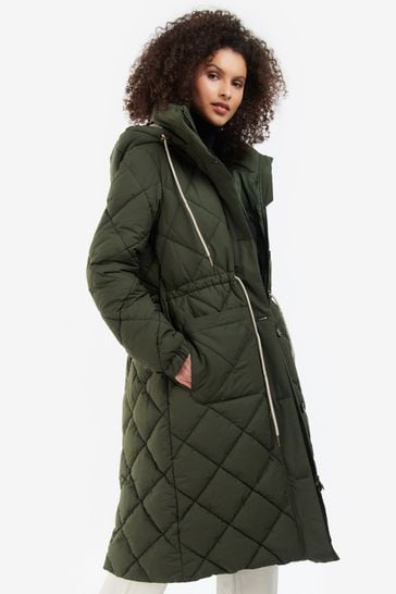 Barbour® Re-Engineered Diamond Quilt Hooded Puffer Orinsay Jacket