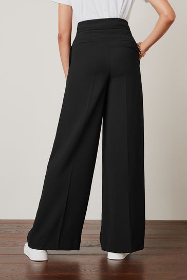 Extra wide shop leg trousers
