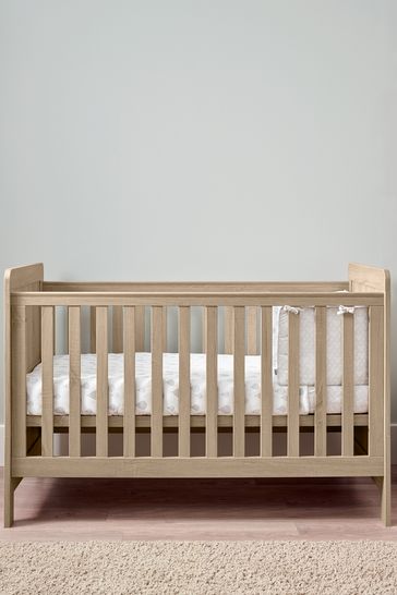 Mamas Papas Light Oak Atlas Cot Bed