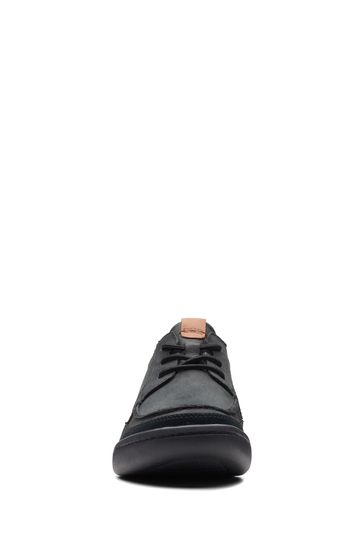 Clarks oakland lace black sales