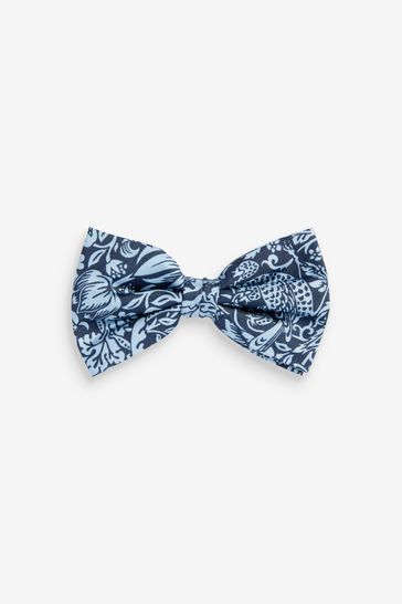 Navy Blue Sunflower Morris & Co. at Next Signature Print Bow Tie