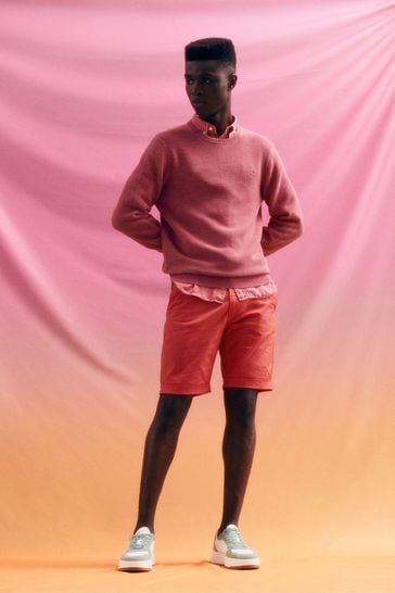 GANT Regular Pink Garment Dyed Linen Shirt