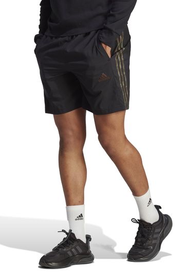 adidas Black Sportswear Aeroready Essentials Chelsea 3-Stripes Shorts