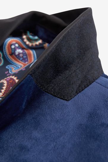 Velvet cheap blazer blue