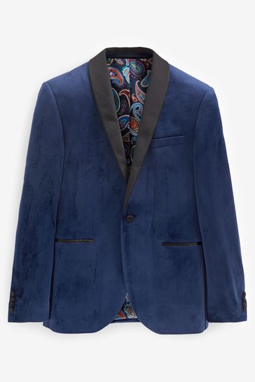 Velvet blazer clearance next