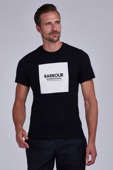 Barbour® International Block Black T-Shirt