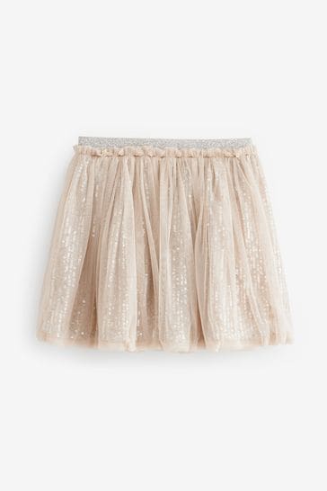 Buy Champagne Gold Sequin Tutu Skirt 3mths 7yrs from Next Luxembourg
