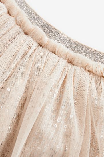 Buy Champagne Gold Sequin Tutu Skirt (3mths-7yrs) from Next Luxembourg