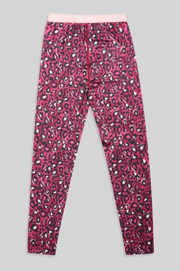 Buy Animal Kids Pink Adventure Thermal Leggings from Next Luxembourg