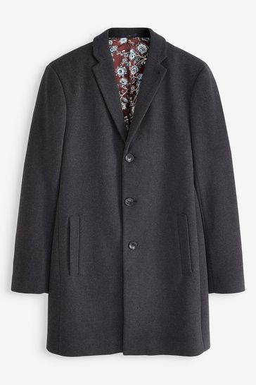 Grey epsom coat sales