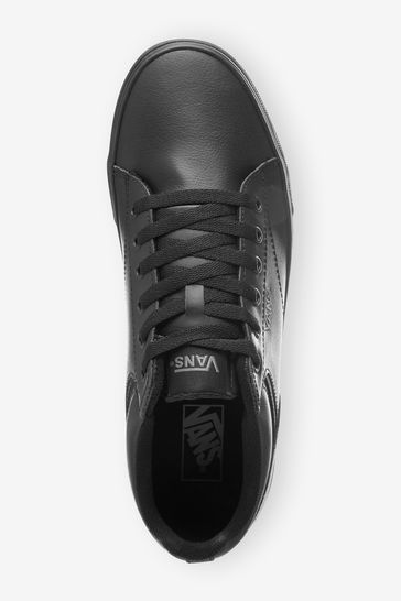 All black top vans next