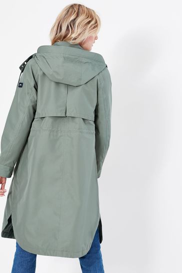 Raincoat with hood in khaki ASOS Damen Kleidung Jacken & Mäntel Jacken Regenjacken 