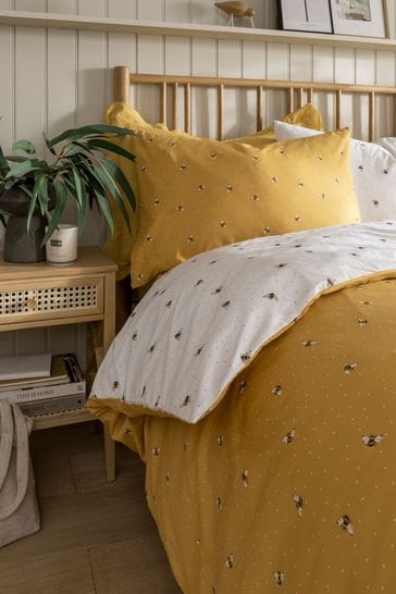 yellow single bedding set