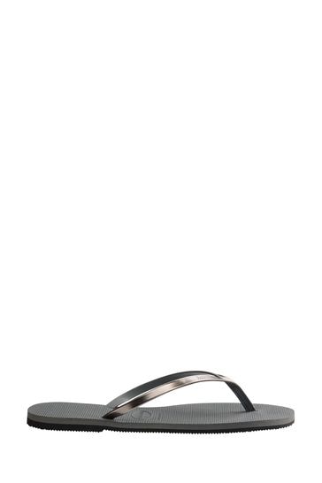 Havaianas you metallic black outlet