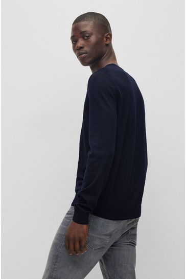 Boss knitted jumper outlet