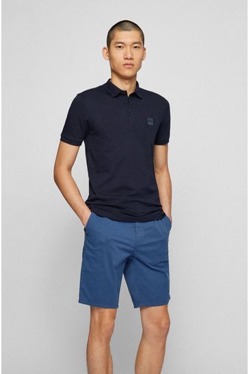 Boss navy polo shop