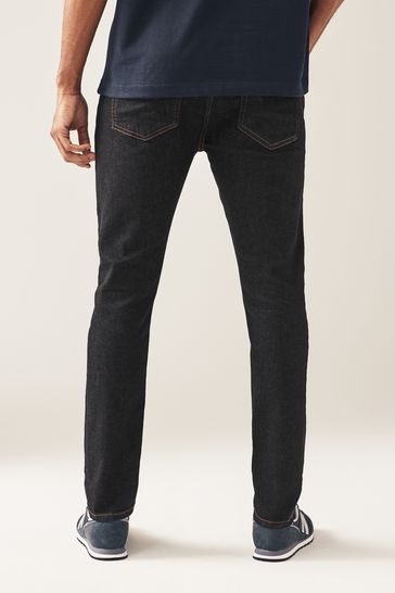 Black denim skinny
