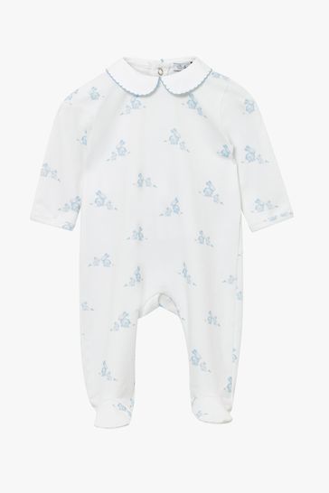 Buy Trotters London Pale Blue Little Bunny All In One from Next Saudi Arabia