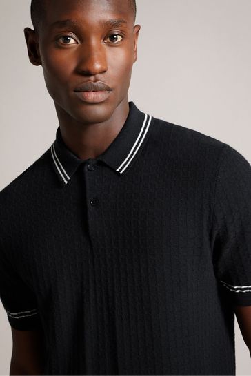 Black polo shirt sales next