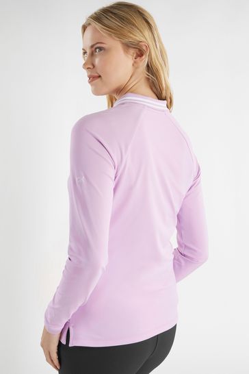 Buy Calvin Klein Golf Purple Blair Long Sleeve Polo Shirt from Next Poland