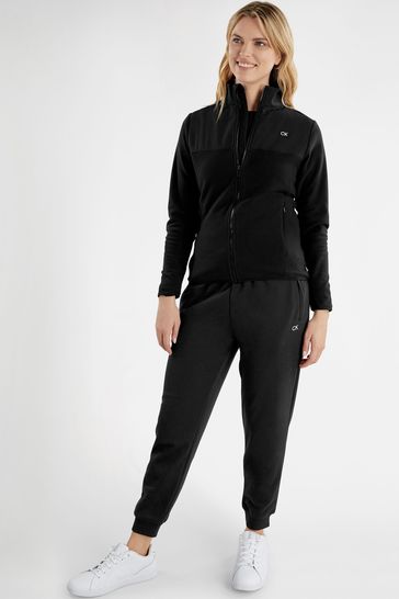 Calvin klein tracksuit womens black shop