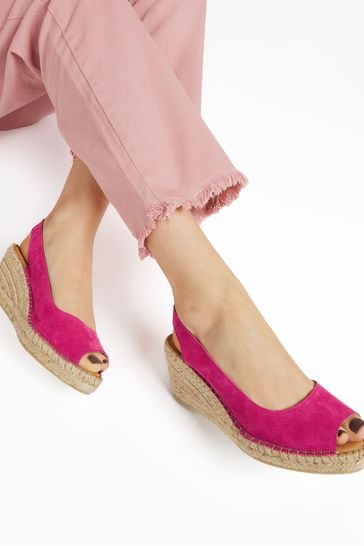 Jones Bootmaker Pink Rosanna Slingback Sandals