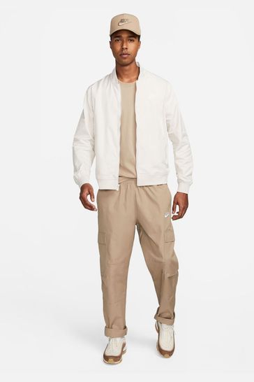 Buy Nike Beige Club Woven Cargo Joggers from Next Ireland