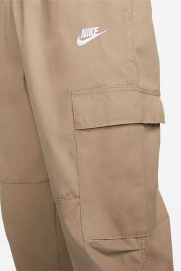 Nike cargo woven best sale track pants beige