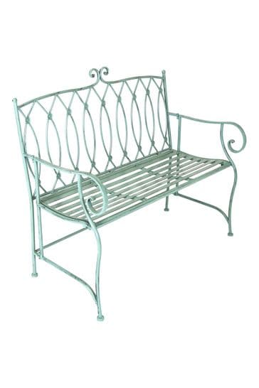 Charles bentley wrought iron bench sales