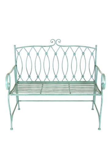 Charles bentley wrought sales iron bench