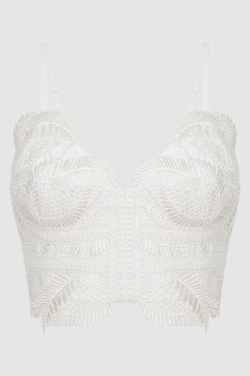 再入荷商品 Reiss Buy White USA Next from Bralette Lace Penny スカート