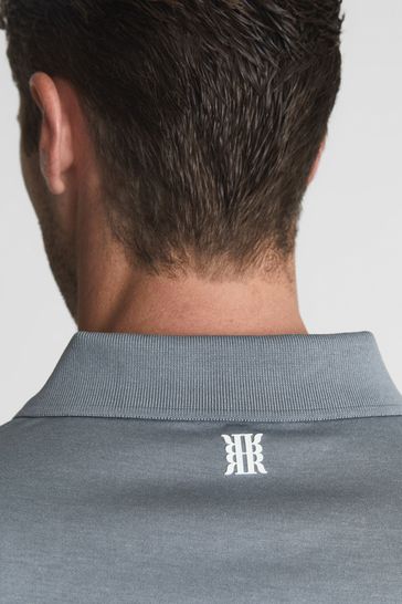 Buy Reiss Ice Belfry Mercerised Egyptian Cotton Polo Shirt from