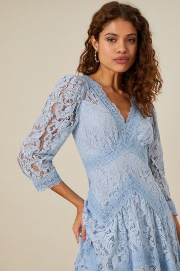 Lace hanky outlet hem dress