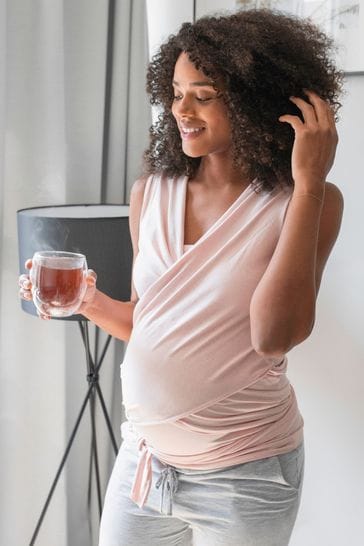Buy Seraphine Pink Blush Maternity Cotton Skin To Skin Top from