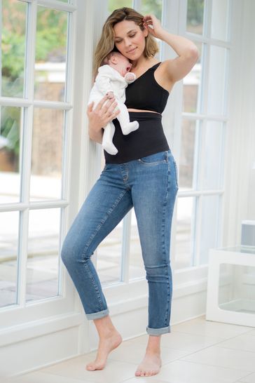 Buy Seraphine Blue Post Maternity Shaping Boyfriend Jeans from Next  Luxembourg