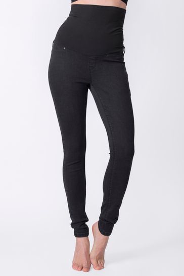 Seraphine Black Post Maternity Shaping Skinny Jeans