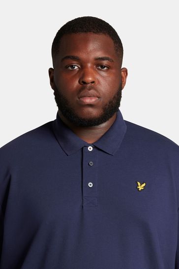 Buy Lyle Scott Plus Size Long Sleeve Polo Shirt from Next Luxembourg