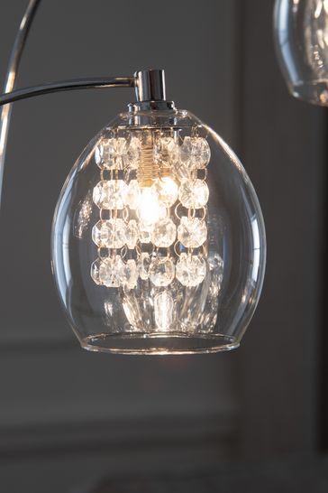 Clear Bella 5 Light Floor Lamp