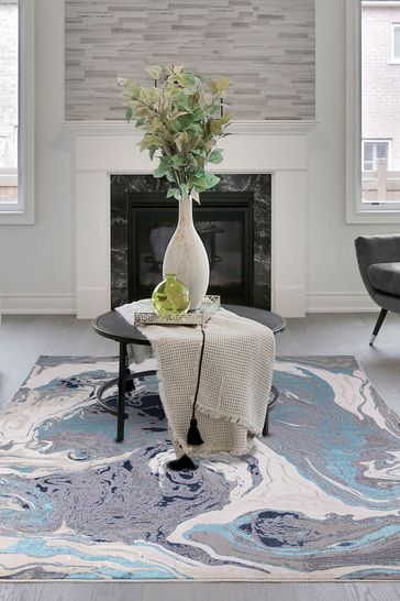 Asiatic Rugs Blue Aurora Ocean Rug