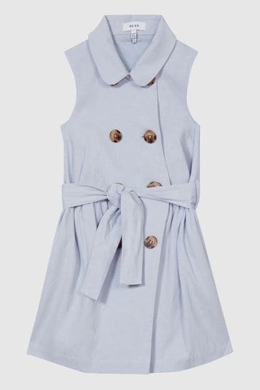 Reiss pale blue store dress