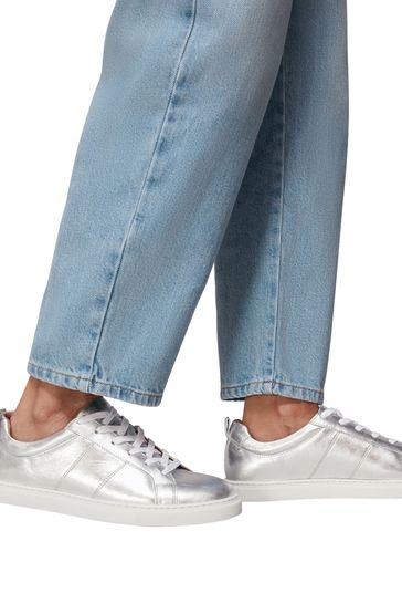 Buy Whistles Silver Koki Lace Up Trainers from Next USA