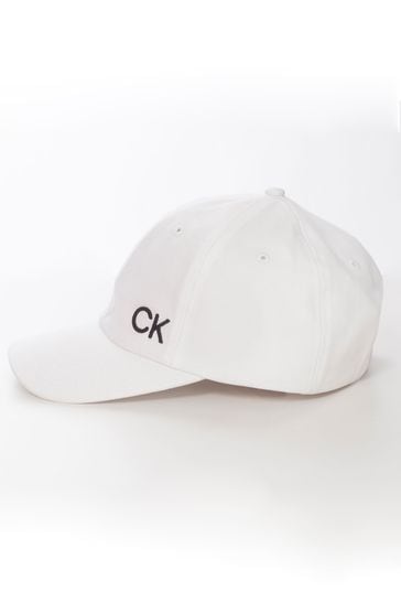 Calvin klein white cap deals