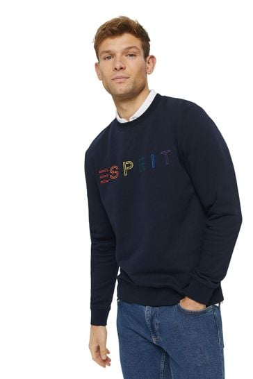 Esprit Navy Blue Logo Sweatshirt
