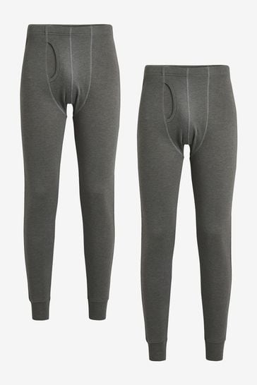 2 Pack Grey Leggings Thermal