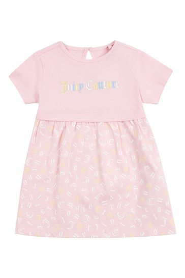 Juicy Couture Pink Letter Frill Dress