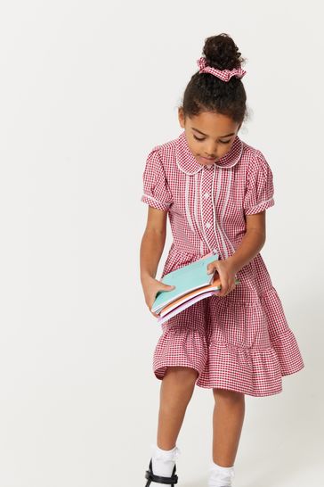 Red and white summer school best sale dresses